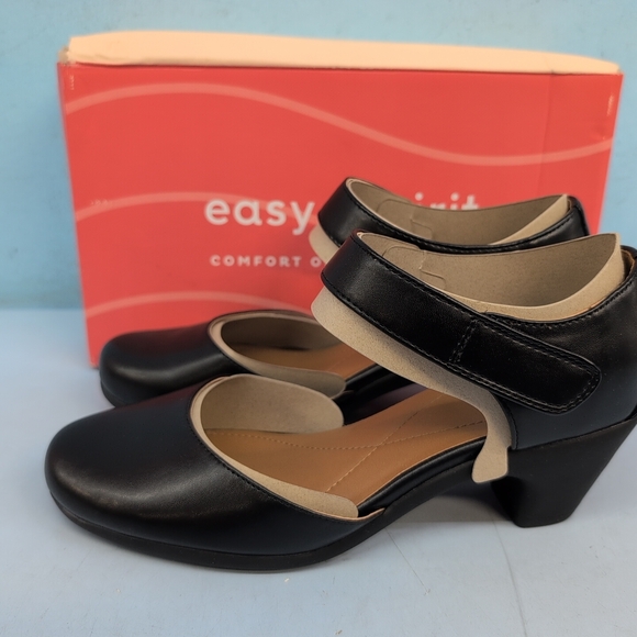 Easy Spirit Casity Mary Jane Women's Heel Pumps US 8.5 W Black - Picture 3 of 13